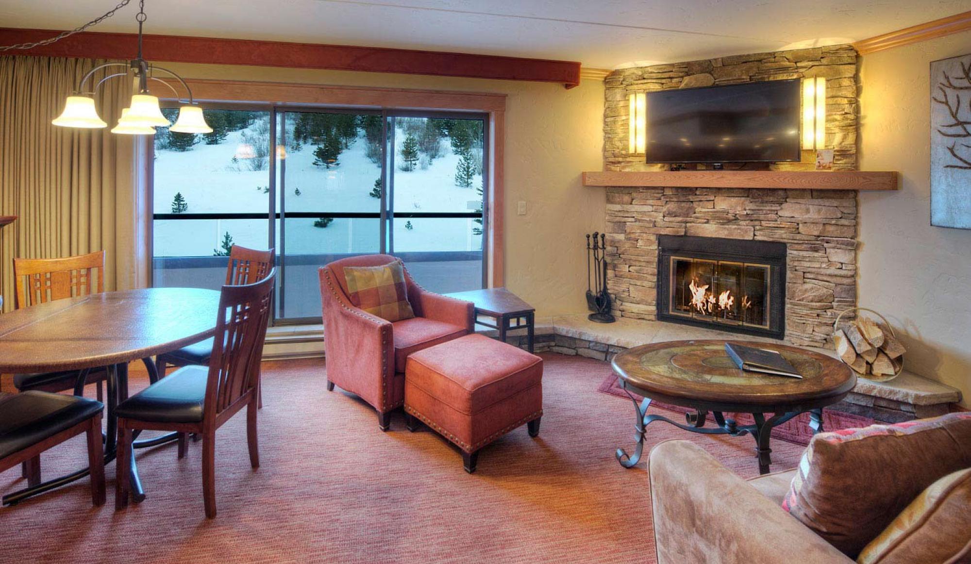 Beaver Run Resort Summit Suite Living Room in Breckenridge
